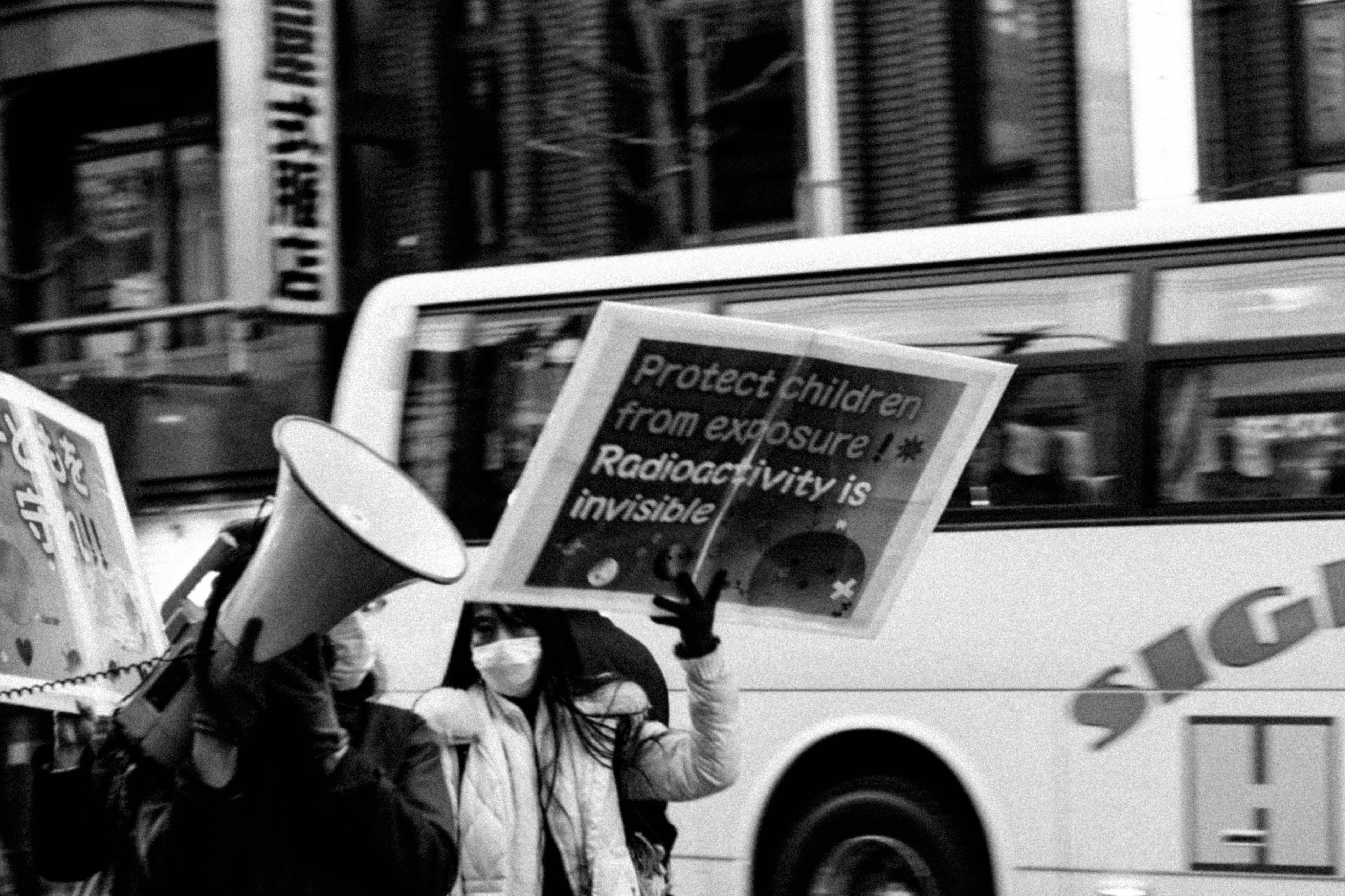 Anti-Nuclear Protest During The Fukushima Nuclear Power Plant Disaster Anniversary