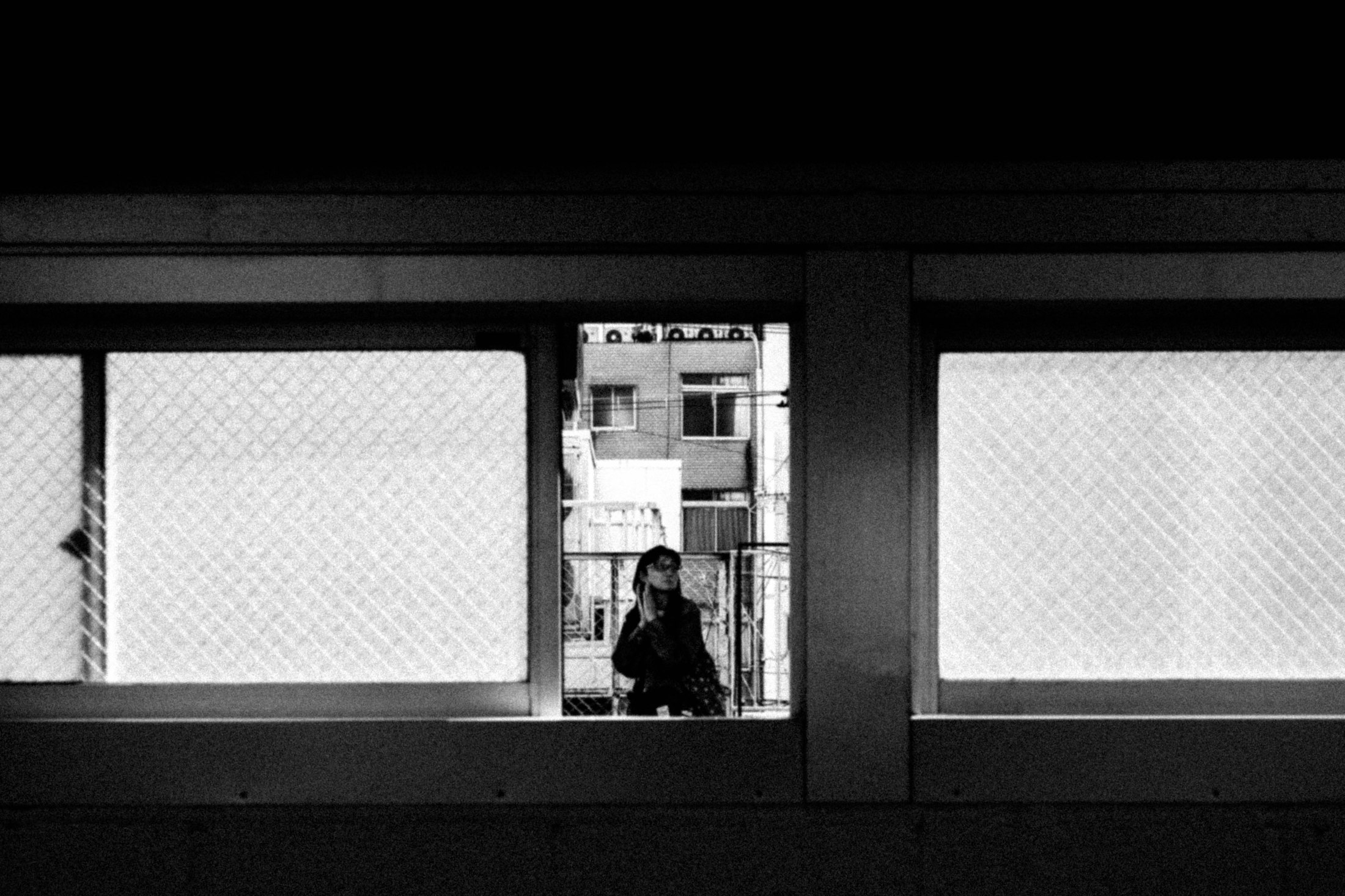 Framed At The Train Station