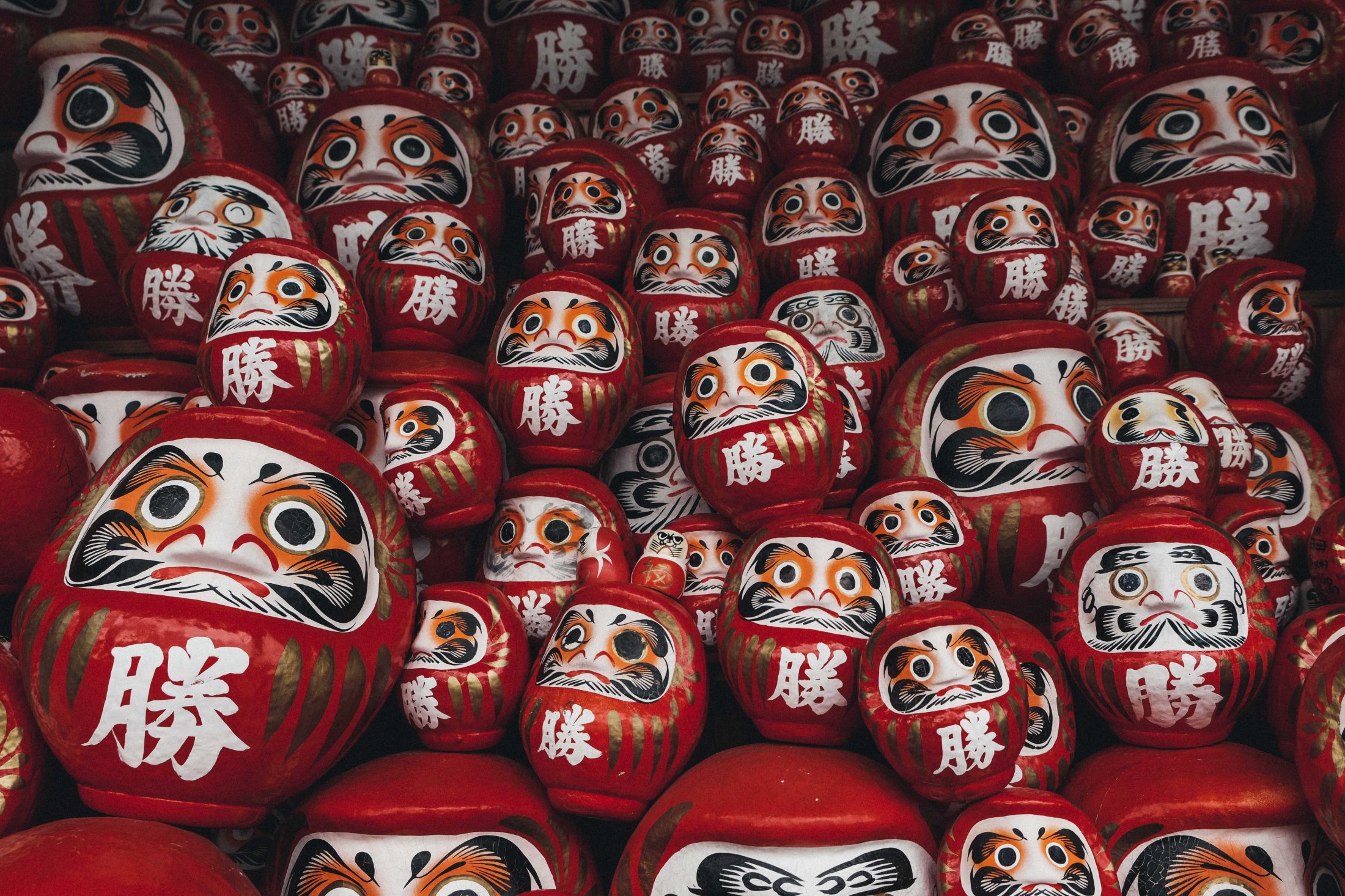 Daruma Dolls In Katsuoji Temple, Minoh